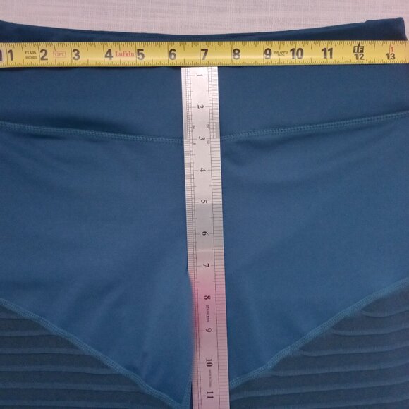 Mono B Leggings Women's Teal Pull On Long Stretch Athletic Pants Size Small - Picture 3 of 6